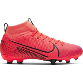 Scarpa da calcio Nike Mercurial Superfly 7 Academy FG / MG Junior AT8120 606 rosso rosso