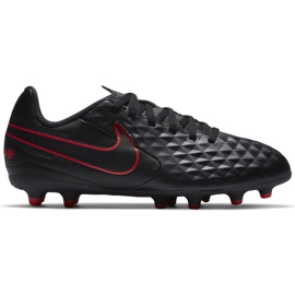 Nike Tiempo Legend 8 Club FG / MG Junior AT5881 060 scarpe da calcio nero nero