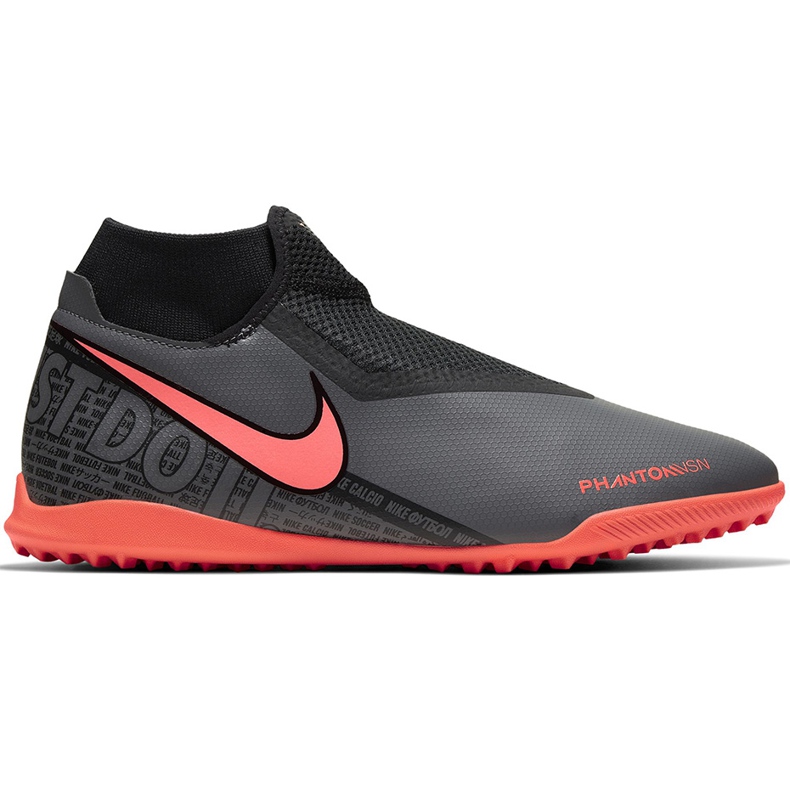 Nike Phantom Vsn Academy Df Tf AO3269 080 scarpe da calcio grigio grigio