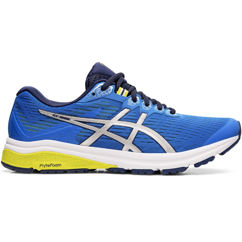 Scarpe da corsa da uomo Asics GT-1000 8 blu 1011A540 401 bianca