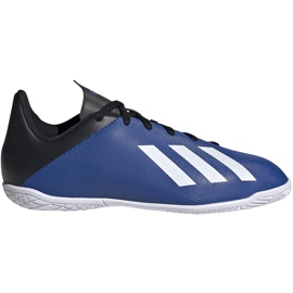 Scarpe da calcio Adidas X 19.4 In Jr EF1623 blu blu