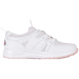 Kappa Loretto K scarpe bambino bianco e rosa 260791K 1022 bianca