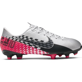 Scarpa da calcio Nike Mercurial Vapor 13 Academy Neymar FG / MG Junior AT8125 006 grigio grigio