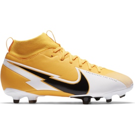 Scarpa da calcio Nike Mercurial Superfly 7 Academy FG / MG Junior AT8120 801 arancia