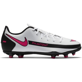 Nike Jr Phantom Gt Club FG / MG CK8479 160 scarpe da calcio multicolore bianco