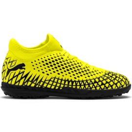 Scarpe calcio Puma Future 4.4 Tt Junior giallo-nero 105699 03