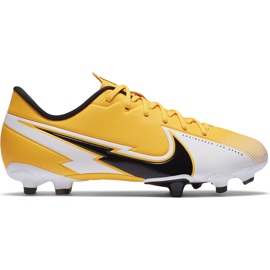 Scarpa da calcio Nike Mercurial Vapor 13 Academy FG / MG Junior AT8123 801 arancione giallo