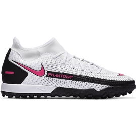 Scarpa da calcio Nike Phantom Gt Academy Df Tf CW6666 160 bianca bianca