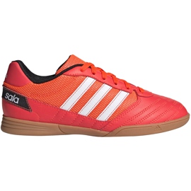 Scarpe da calcio rosse Adidas Super Sala Junior FV2639 rosso rosso