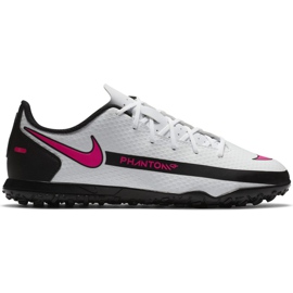 Nike Jr Phantom Gt Club Tf CK8483 160 scarpe da calcio bianco bianco