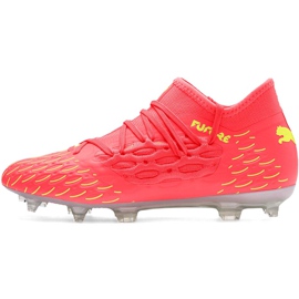 Puma Future 5.3 Netfit Osg Fg Ag 105947 01 scarpe da calcio per bambini giallo