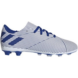 Scarpe da calcio Adidas Nemeziz 19.4 FxG Junior EF1740 multicolore bianco