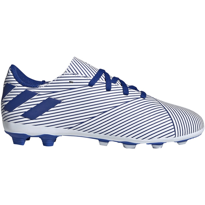 Scarpe da calcio Adidas Nemeziz 19.4 FxG Junior EF1740 multicolore bianco