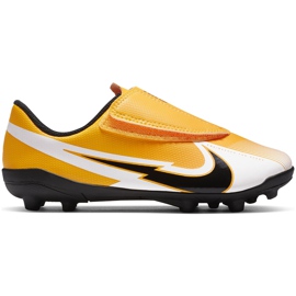 Nike Mercurial Vapor 13 Club Mg PS (V) Junior AT8162 801 scarpe da calcio arancia giallo