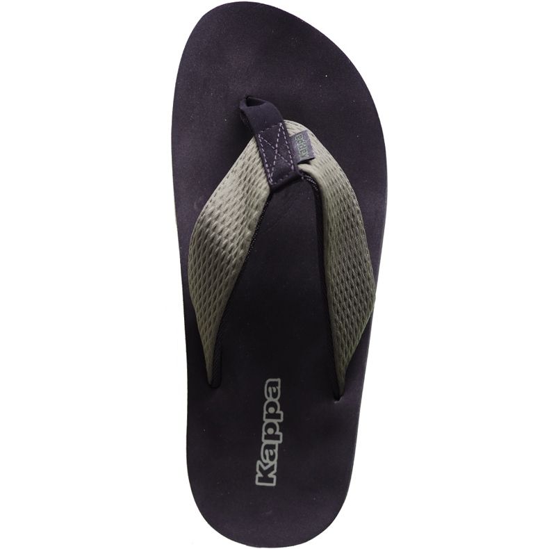 Pantofole uomo Kappa Pahala nere e verdi 242669 3111 nero verde