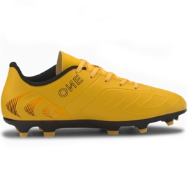 Scarpe da calcio Puma One 20.4 Fg Ag Junior 105840 01 giallo