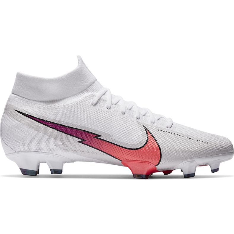 Nike Mercurial Superfly 7 Pro Fg AT5382 163 scarpa da calcio bianca bianca