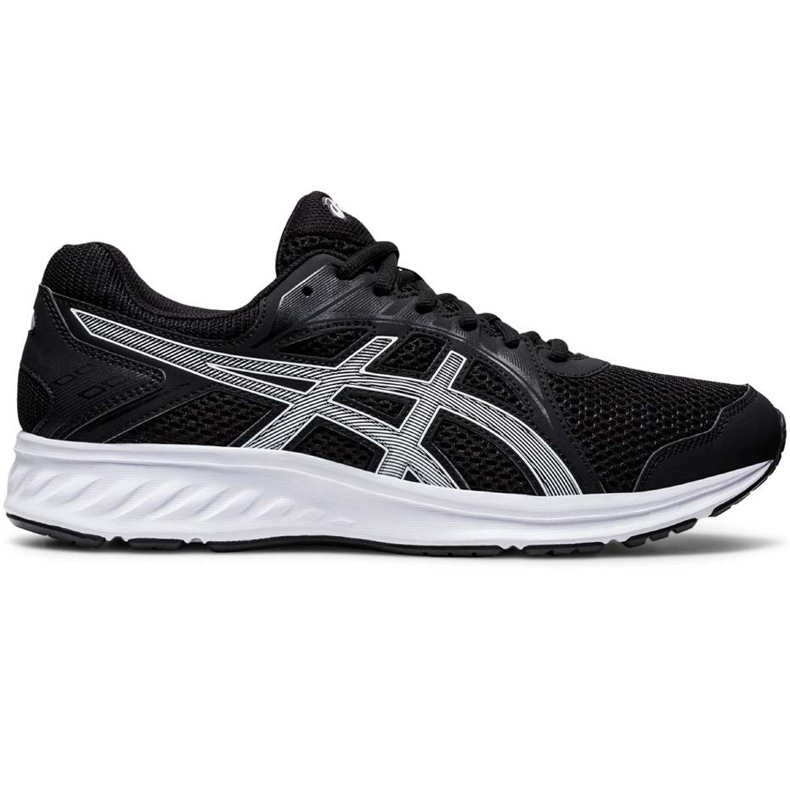 Asics Jolt 2 scarpe da corsa da uomo bianche e nere 1011A167 007 nero