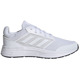 Scarpe running uomo Adidas Galaxy 5 bianche FW5716 bianco