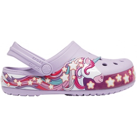 Crocs per bambini FunLab Unicorn Band Cg K viola 206270530 porpora