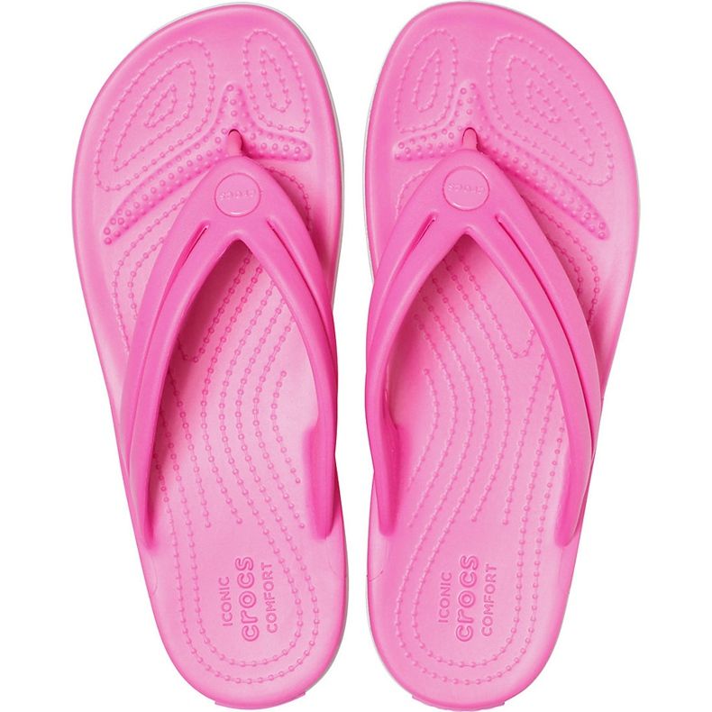 Pantofole da donna Crocs Crocband Flip W rosa 206100 6QQ
