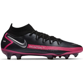 Nike Phantom Gt Elite Df Fg CW6589 006 scarpe da calcio nero nero