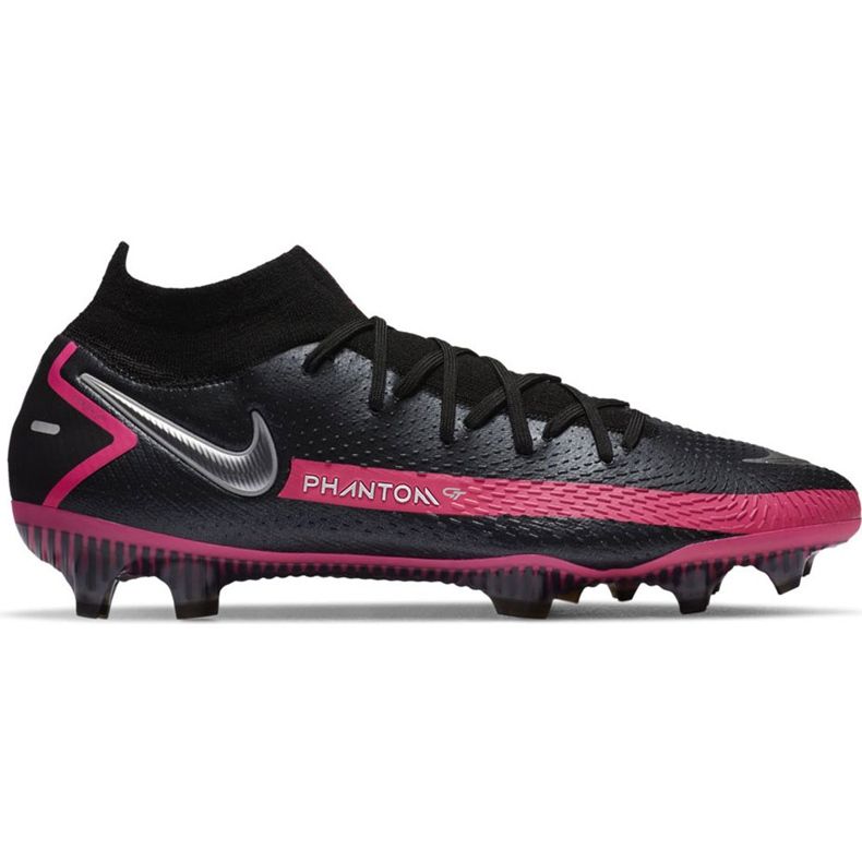 Nike Phantom Gt Elite Df Fg CW6589 006 scarpe da calcio nero nero