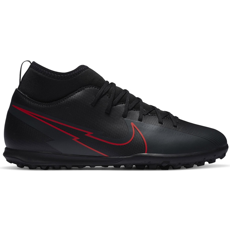 Scarpa da calcio Nike Mercurial Superfly 7 Club Tf Junior AT8156 060 nero nero