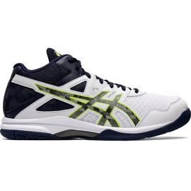 Asics Gel-Task Mt 2 1071A036 101 scarpe da pallavolo uomo bianca bianca