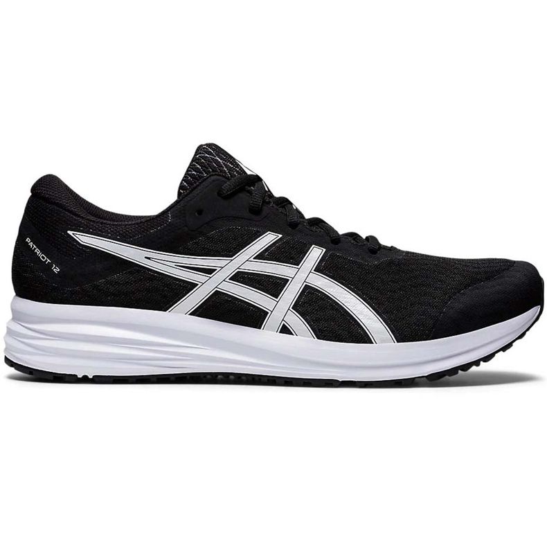 Asics Patriot 12 scarpe da corsa da uomo nere 1011A823 001 nero