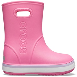 Stivali da pioggia Crocs per bambini Stivali da pioggia Crocband Kids rosa 205827 6QM