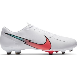 Scarpa da calcio Nike Mercurial Vapor 13 Academy FG / MG M AT5269 163 bianca