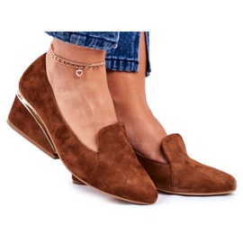 Scarpe brogue da donna Exquisite Brown 1205 marrone