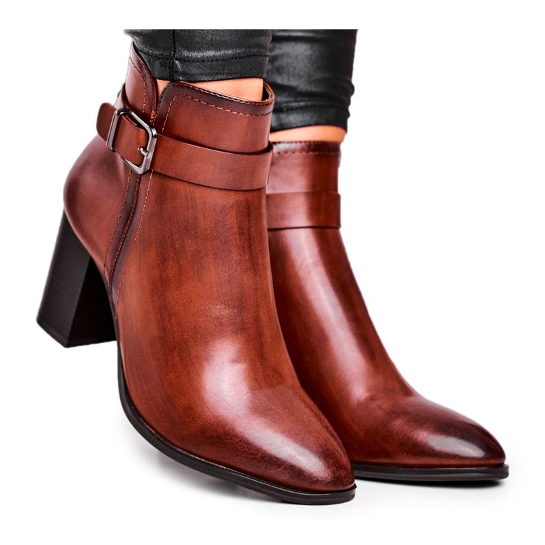 Stivali Donna Con Tacco Alto Sergio Leone Marrone BT509