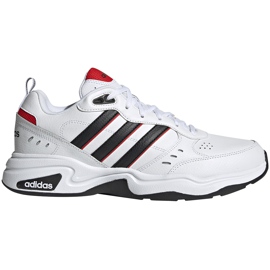 Scarpe da uomo Adidas Strutter bianche e nere EG2655 bianco nero rosso