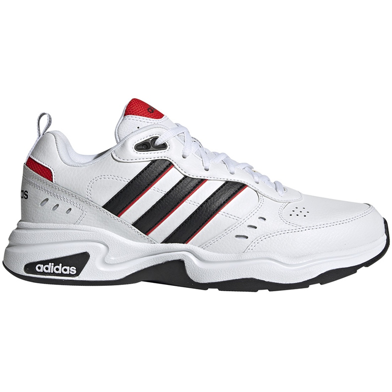 Scarpe da uomo Adidas Strutter bianche e nere EG2655 bianca nero rosso