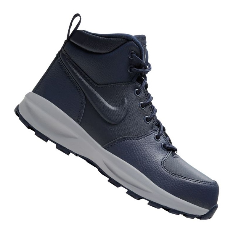 Nike Manoa Ltr Jr BQ5372-400 scarpe nero blu navy