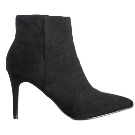 Sweet Shoes Stivali sexy in pelle scamosciata nero