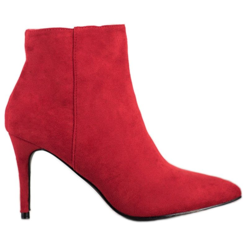 Sweet Shoes Stivali sexy in pelle scamosciata rosso