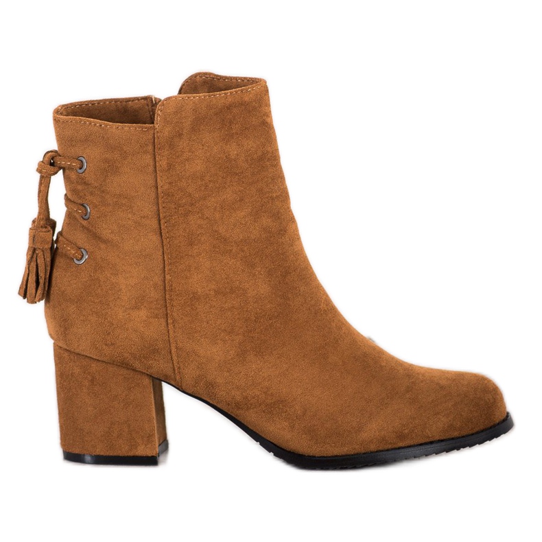SHELOVET Stivali Con Frange marrone