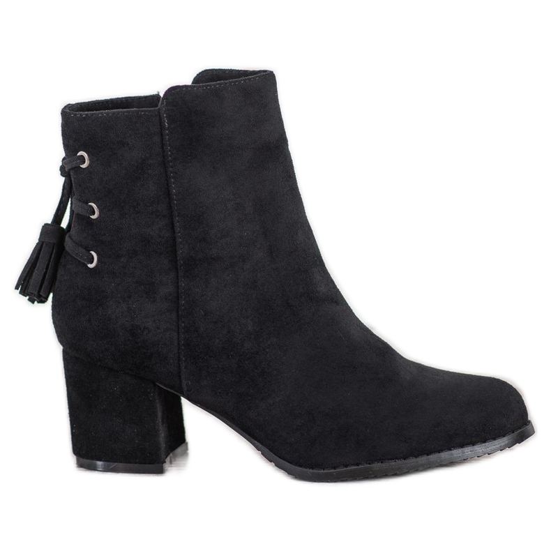 SHELOVET Stivali Con Frange nero