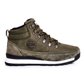 Scarpe da trekking da donna Big Star Khaki GG274617 grigio verde