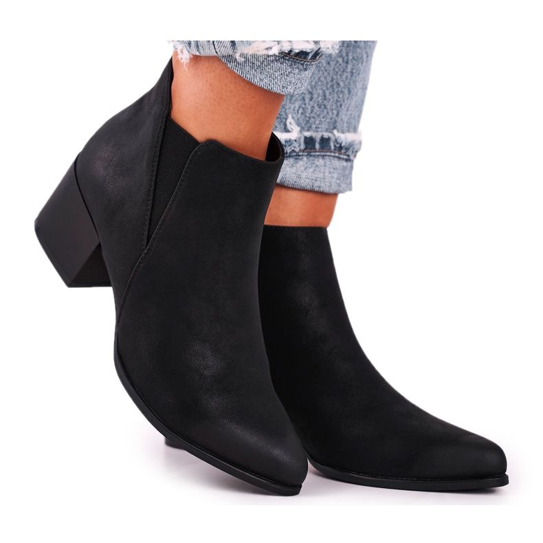 Stivali Donna Sergio Leone Stivali Jodhpur Eco Nabuk Nero BT621