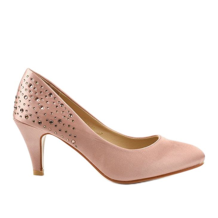 Décolleté rosa su spilla con zirconi MJ1440