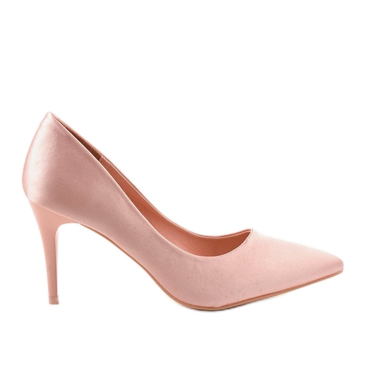 Décolleté rosa su tacco LEI-160