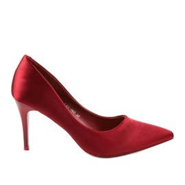 Décolleté rosse sul tacco LEI-160 rosso