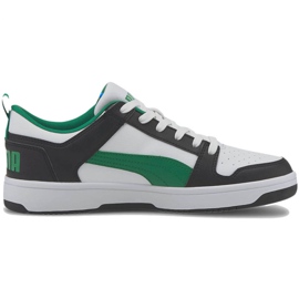 Puma Rebound LayUp Lo Sl M 369866 12 bianco nero verde