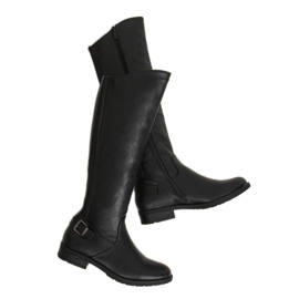 Stivali da donna neri H9208 Negro nero