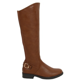 Stivali cammello da donna H9208 Camel marrone