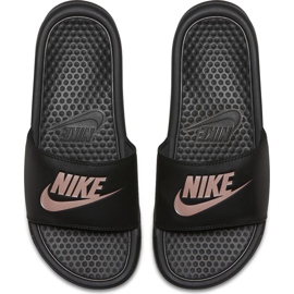 Nike Benassi Just Do It 343881 007 Ciabatte da donna nero rosa